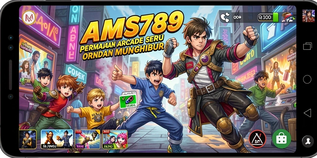 Tampilan gameplay yang seru di AMS789 dengan aksi arcade menegangkan.