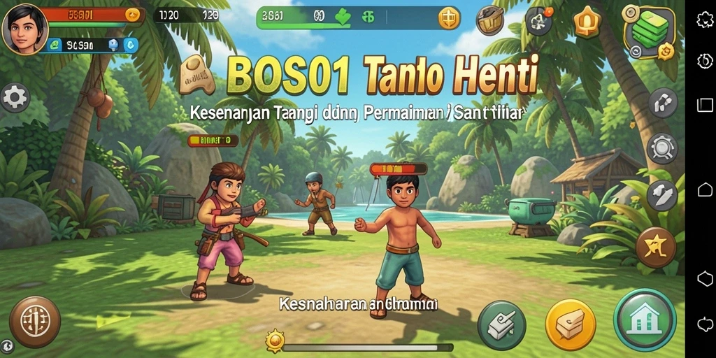 Screenshot utama BOS01 menampilkan gameplay yang menghibur dan menarik.
