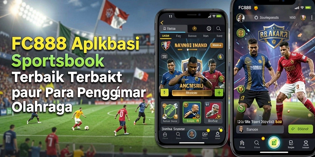 Tampilan utama FC888 menampilkan berbagai pilihan taruhan olahraga.