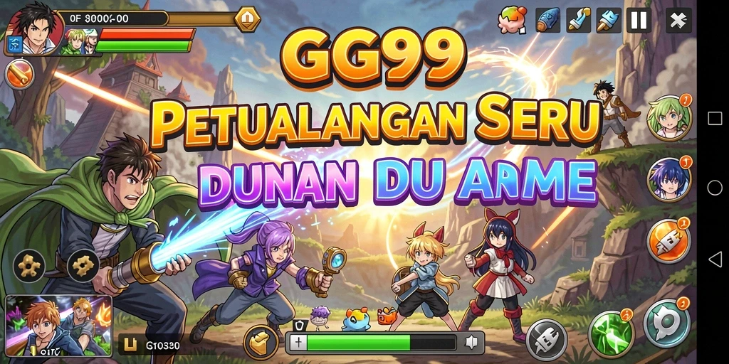 Gameplay GG99 yang menakjubkan dalam dunia anime.