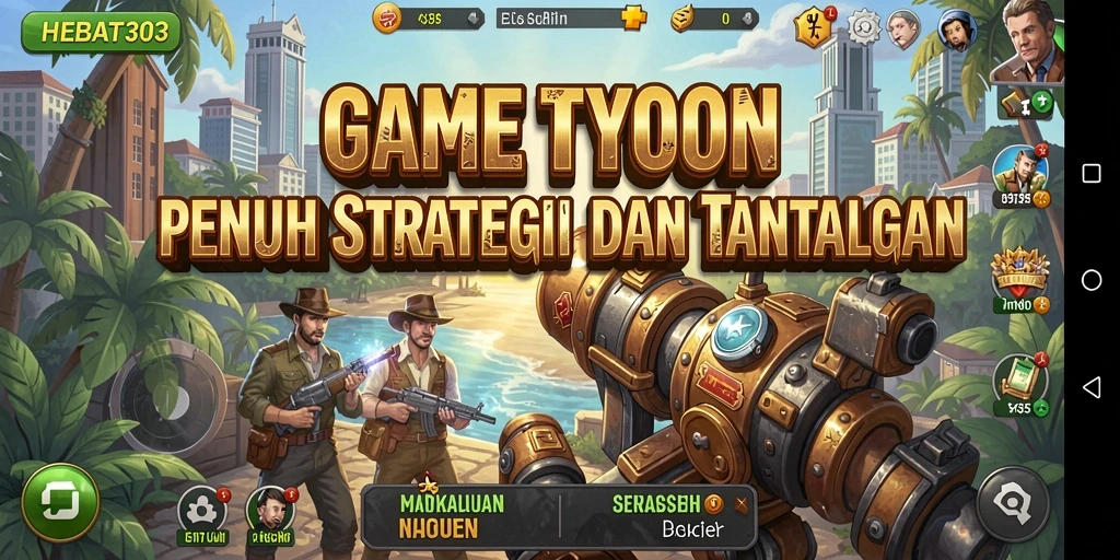 Tampilan gameplay HEBAT303 dengan elemen Tycoon yang menarik.