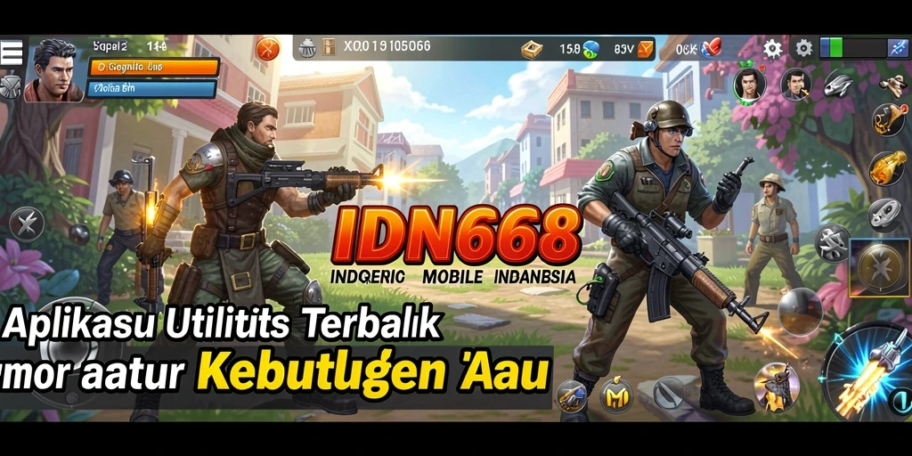 Tampilan utama IDN668 yang menunjukkan fitur Utility yang bermanfaat.