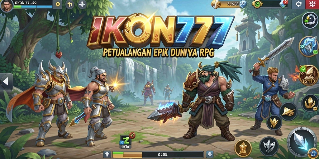 Tampilan gameplay menarik dan petualangan seru di IKON777.
