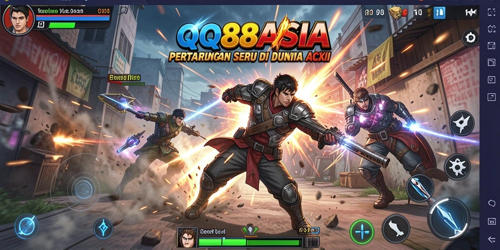 Tampilan gameplay action dari QQ88ASIA yang mendebarkan.
