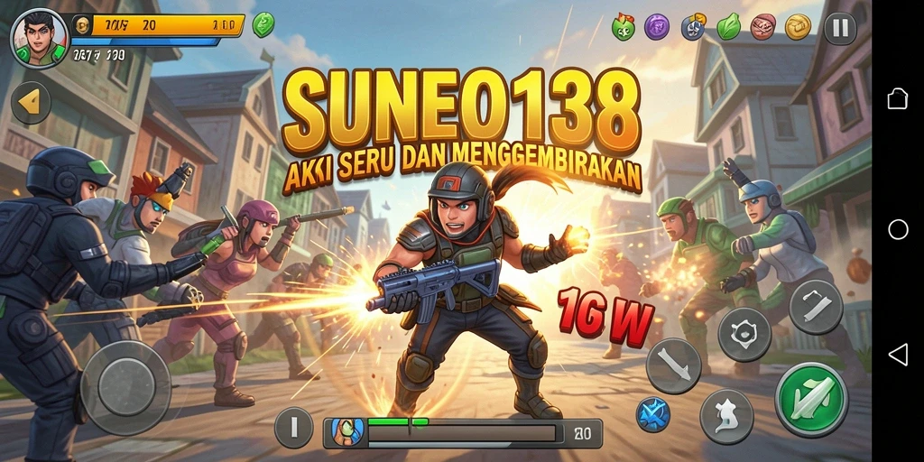 Tampilan gameplay SUNEO138 yang intens dan menegangkan.