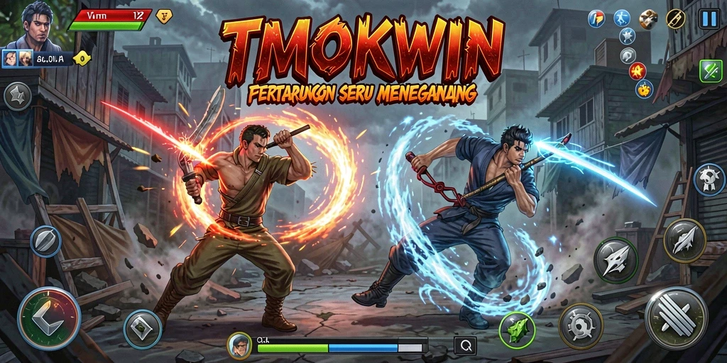 Tampilan seru dari pertempuran di TMOKWIN yang mendebarkan.